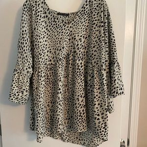 Plus size baby doll top